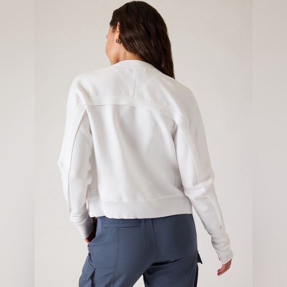 NWT Athleta White Advantage Sweater Size XXS. - Picture 2 of 11
